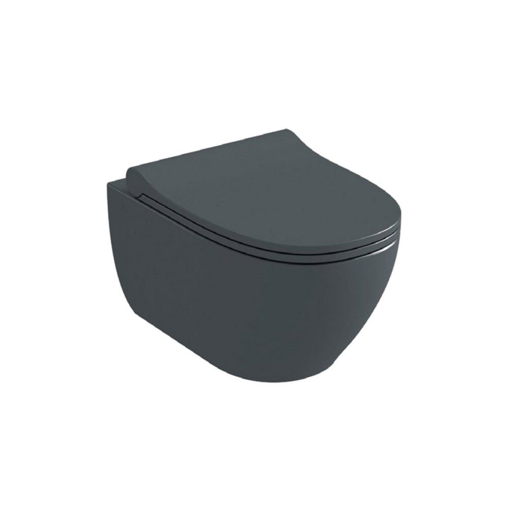 Λεκάνη κρεμαστή VERSO ANTHRACITE RIMLESS